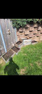 Houten Moestuinbakken - 8 stuks, Tuin en Terras, Ophalen, Gebruikt, Minder dan 30 cm, Minder dan 60 cm