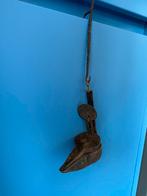 Oude vetlamp - mijnlamp, Antiek en Kunst, Ophalen of Verzenden, Overige materialen