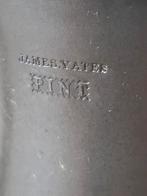 James Yates tinnen pul / pint 19e eeuw, Antiek en Kunst, Antiek | Tin, Ophalen of Verzenden