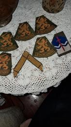 7 emblemen, Verzamelen, Ophalen of Verzenden, Landmacht, Nederland, Embleem of Badge