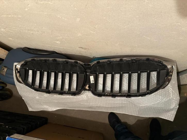 BMW 3-serie G20 model Chrome Grill v.a. 2019, Auto-onderdelen, Carrosserie en Plaatwerk, Bumper, BMW, Voor, Links, Rechts, Nieuw