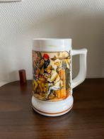 Antieke bier pul met opdruk, Verzamelen, Ophalen of Verzenden, Gebruikt, Porselein, Overige typen