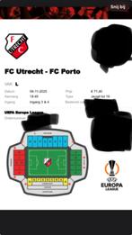 Fc utrecht -porto europa league bunnikside 1x ticket/kaart, Tickets en Kaartjes, Eén persoon, Mei