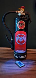 Bacardi Brandblusser Lamp met ledverlichting, Huis en Inrichting, Ophalen of Verzenden, Zo goed als nieuw