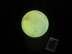 Moon Lamp multicolor led, Gebruikt, Ophalen of Verzenden, Led-lamp, Minder dan 30 watt