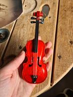 Miniatuur strijkinstrumenten - hanger - viool of contrabas, Ophalen of Verzenden, Gebruikt, 4/4-viool