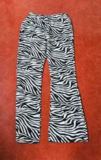 Zebraprint broek, Maat 38/40 (M), Zwart, Ophalen of Verzenden, Zo goed als nieuw