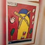 Kunstenaar Appie Prinssen schilderij Molen