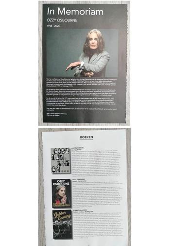 Ozzy Osbourne in memoriam + recensie laatste sacramenten beschikbaar voor biedingen