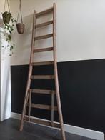 Industriële houten ladder trap hout, Doe-het-zelf en Verbouw, Ladder, Gebruikt, Ophalen of Verzenden