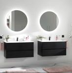 2x Balmani Giro Round Led Badkamerspiegel 75cm, Huis en Inrichting, Ophalen, Nieuw, Rond, Minder dan 100 cm