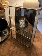 Vitrine kastje met spiegelglas, Huis en Inrichting, Kasten | Vitrinekasten, Minder dan 50 cm, Ophalen of Verzenden, Zo goed als nieuw
