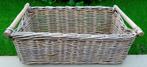 Grote wilgentenen rieten opbergmand, Huis en Inrichting, Woonaccessoires | Schalen en Manden, Ophalen