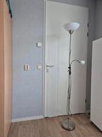 Leuke vloerlamp met glazen kapjes, Huis en Inrichting, Lampen | Vloerlampen, Ophalen of Verzenden, Zo goed als nieuw