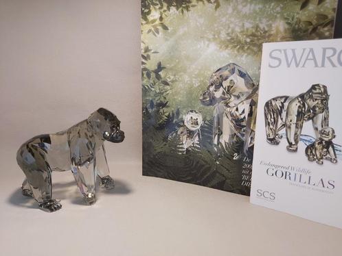 swarovski  Endangered wildlife Gorilla met jong Gorillas, Verzamelen, Swarovski, Nieuw, Figuurtje, Ophalen of Verzenden