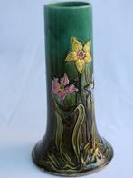 oude Jugendstil Émaillé Legras Vaas bloemenpot art nouveau, Antiek en Kunst, Ophalen of Verzenden