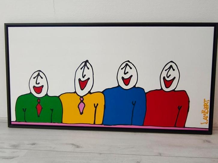 Lambert schilderij met certificaat van echtheid, Antiek en Kunst, Kunst | Schilderijen | Abstract, Ophalen