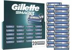 Gillette Mach3 - 20 stuks - Scheermesjes, Ophalen, Nieuw, Gehele gezicht