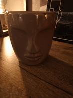 Oliebrander gezicht grijs Buddah, Overige materialen, Bruin, Ophalen of Verzenden, Zo goed als nieuw