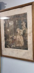 Antieke Chateau Meiland Lijsten, Antiek en Kunst, Kunst | Etsen en Gravures, Ophalen