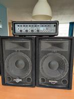 geluidsinstallatie Peavey mengversterker met Phonic speakers, Muziek en Instrumenten, Ophalen, Gebruikt, Minder dan 500 watt, P.A.