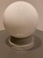 Vintage Melkglas Bollamp Compleet, Ophalen of Verzenden, Gebruikt, Glas