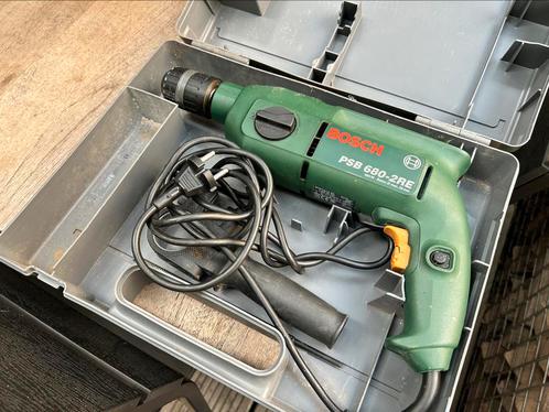 Bosch PSB 680 boormachine, Doe-het-zelf en Verbouw, Gereedschap | Boormachines, Gebruikt, Boormachine, Ophalen of Verzenden
