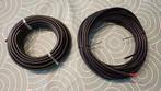 2 x 9 meter speakerkabel 2.5mm² in platte zwarte mantel nie, Ophalen of Verzenden, Nieuw, 5 tot 10 meter, Luidsprekerkabel