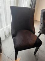 Dubbelman design eetkamerstoelen, Ophalen, Gebruikt, Zwart, Stof