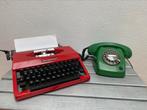 Typemachine en telefoon retro/oldschool/decoratie, Ophalen of Verzenden
