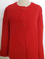 Mooi rood wollen vest van Public! L, Ophalen of Verzenden, Zo goed als nieuw, Maat 42/44 (L), Rood