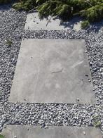 Tegels antraciet 1x1m,,3cm dik, Ophalen, Gebruikt, 10 m² of meer, Beton