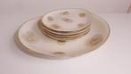 Gebaksstel, schaaltjes en bordjes allemaal antiek E, Antiek en Kunst, Ophalen of Verzenden