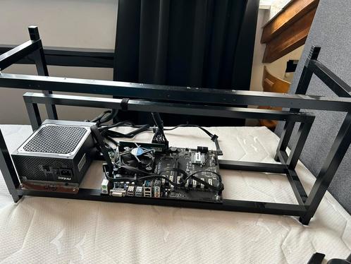 Crypto mining rig h110+, Computers en Software, Overige Computers en Software, Zo goed als nieuw, Ophalen of Verzenden