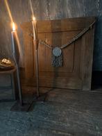 Oud houten luikje met ketting, Verzenden, Nieuw