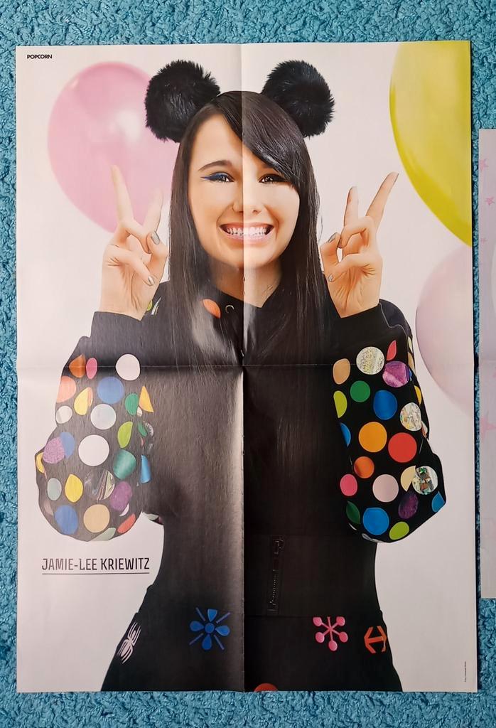 Jamie-Lee Kriewitz poster, Verzamelen, Posters, Nieuw, Muziek, A1 t/m A3, Rechthoekig Staand, Ophalen of Verzenden