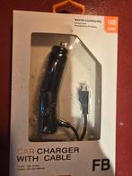 Auto Oplader met Kabel - Nieuwstaat, Telecommunicatie, Autoladers, Ophalen of Verzenden, Nieuw