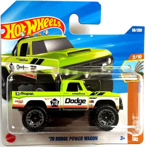 2025 Hot Wheels '70 Dodge Power Wagon, Kinderen en Baby's, Speelgoed | Speelgoedvoertuigen, Nieuw, Ophalen of Verzenden