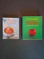 Kookboeken: De Pasta Bijbel & Culinaria Italia, Boeken, Diverse, Vegetarisch, Hoofdgerechten, Ophalen of Verzenden