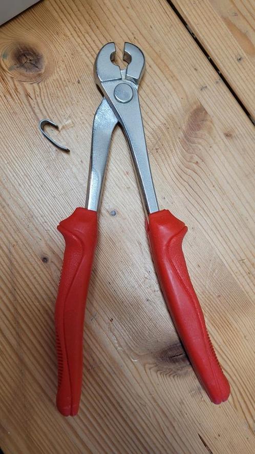Draadcliptang en draadclips voor verbinden van gaas, Doe-het-zelf en Verbouw, Gereedschap | Handgereedschap, Zo goed als nieuw