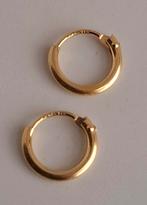 Gouden oorringen 14 karaat gouden creolen 9mm doorsnede, Sieraden, Tassen en Uiterlijk, Oorbellen, Ophalen of Verzenden, Goud