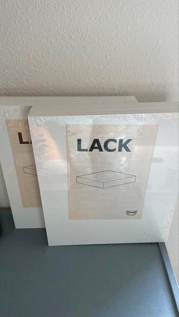 Ikea Lack wandplank wit 2 stuks beschikbaar voor biedingen