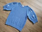 Als nieuw, blauw bloemen truitje van Fabienne Chapot, maat M, Maat 38/40 (M), Blauw, Ophalen of Verzenden, Zo goed als nieuw