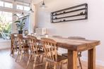 Lange robuuste houten tafel 330x80, Ophalen, Gebruikt, 200 cm of meer, 50 tot 100 cm