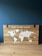 Schilderij MAP of the World, Ophalen, Zo goed als nieuw, Schilderij, 100 tot 125 cm