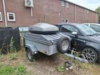 Saris Aanhanger met Dichte Bak en Imperiaal, Auto diversen, Ophalen of Verzenden, Gebruikt