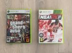 2 xbox spelletjes Grand theft auto en NBA2K11, Ophalen of Verzenden, Zo goed als nieuw