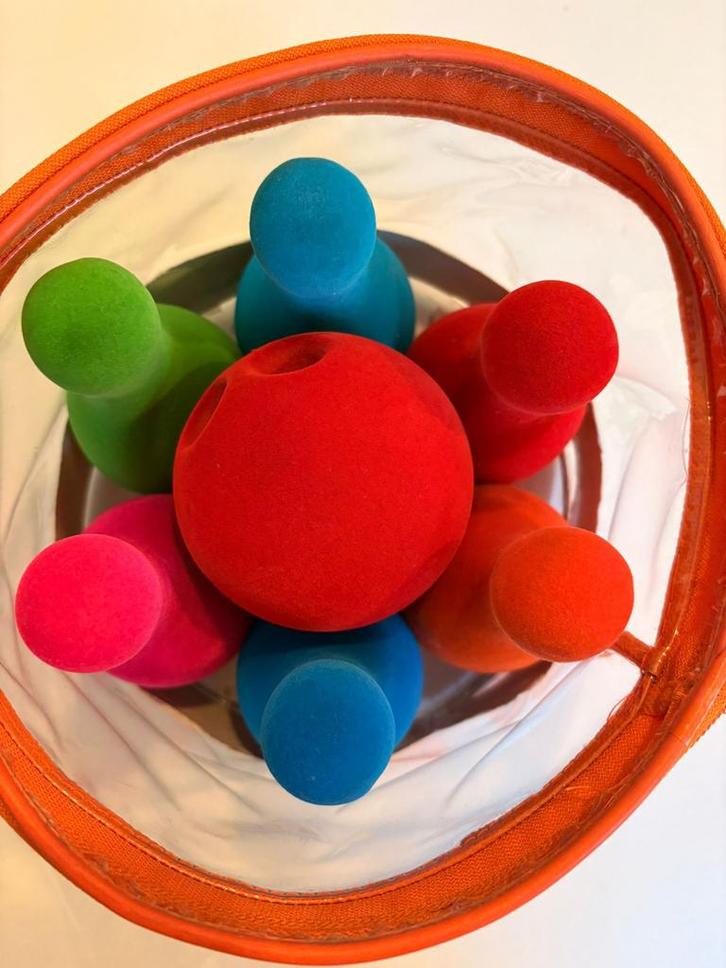Rubbaby Bowling Set - Kindvriendelijk!, Kinderen en Baby's, Speelgoed | Educatief en Creatief, Zo goed als nieuw, Ontdekken, Ophalen of Verzenden