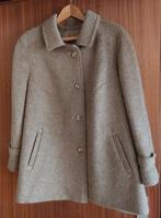 Korte beige wintermantel, 100% wol, lama, maat 46, Ophalen of Verzenden, Zo goed als nieuw, Maat 46/48 (XL) of groter, Beige