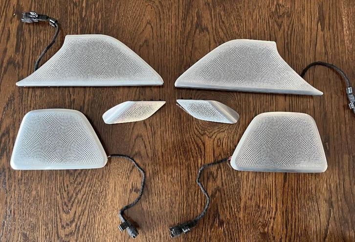 BMW G30/G31/G32 Speakercovers Bowers & Wilkins, Auto-onderdelen, Interieur en Bekleding, BMW, Gebruikt, Ophalen of Verzenden